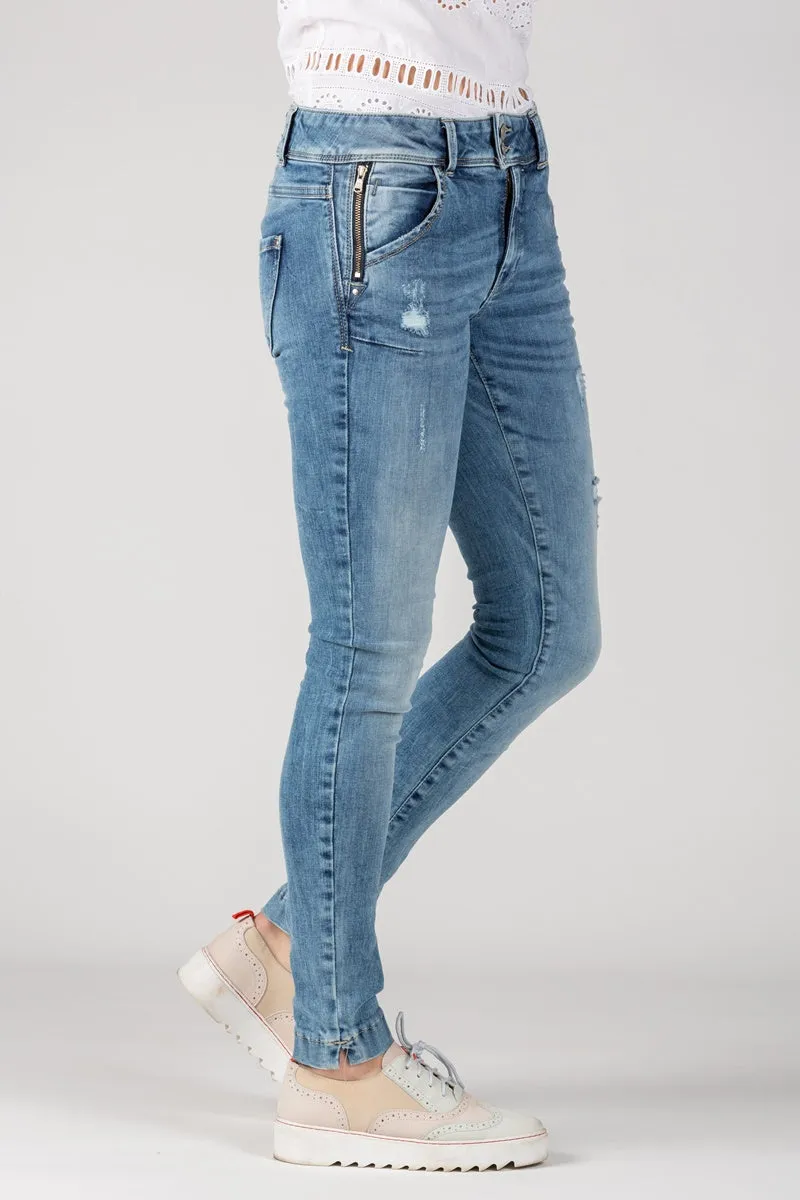 LTB - Noora Mid Rise Super Slim - Kali Wash