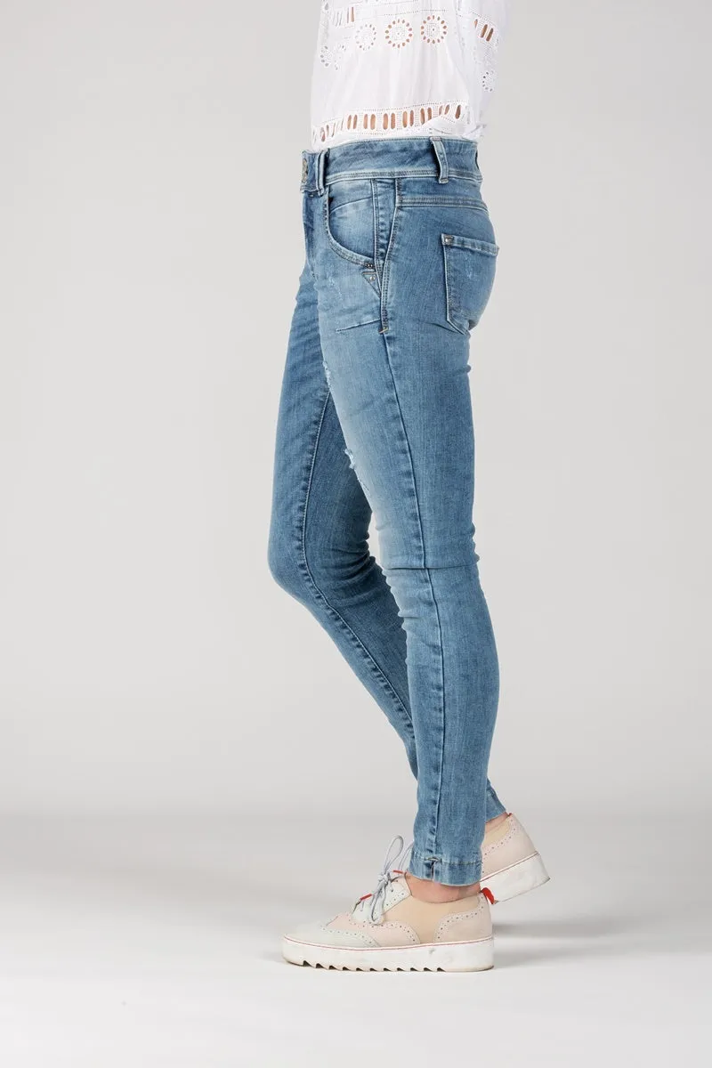 LTB - Noora Mid Rise Super Slim - Kali Wash