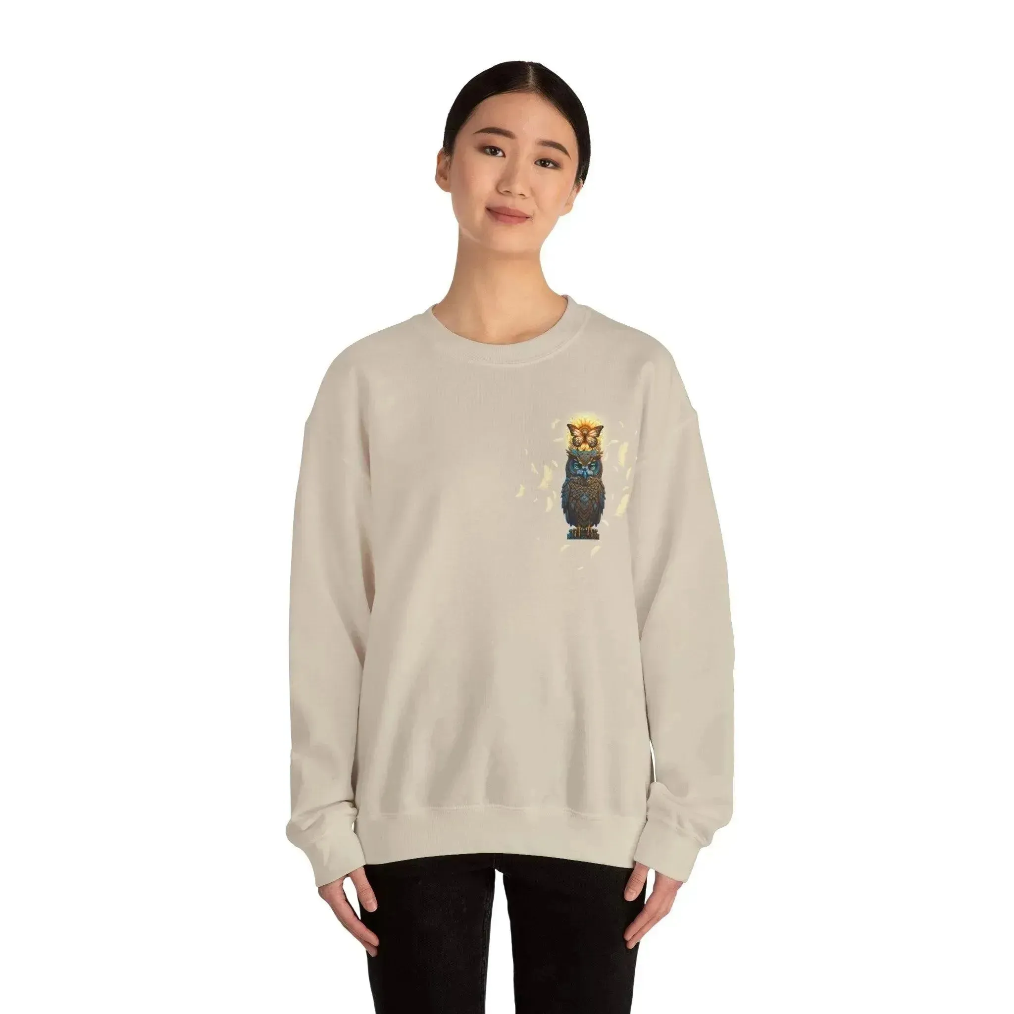 Luxury Owl Butterfly Unisex Sweatshirt