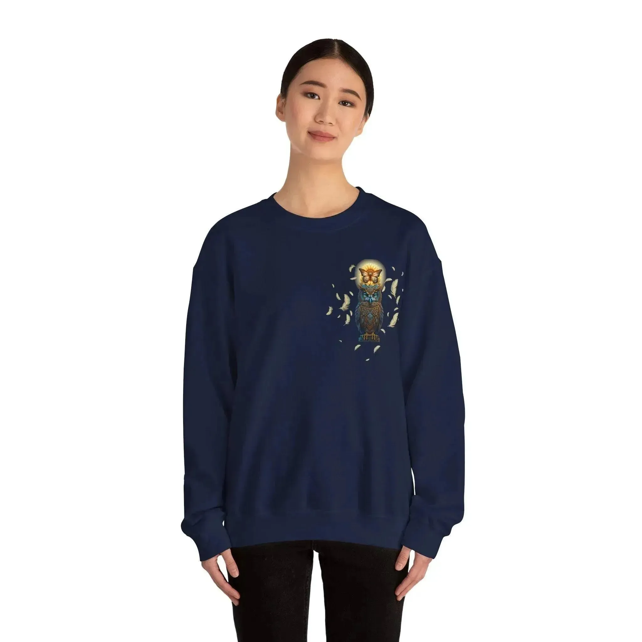 Luxury Owl Butterfly Unisex Sweatshirt