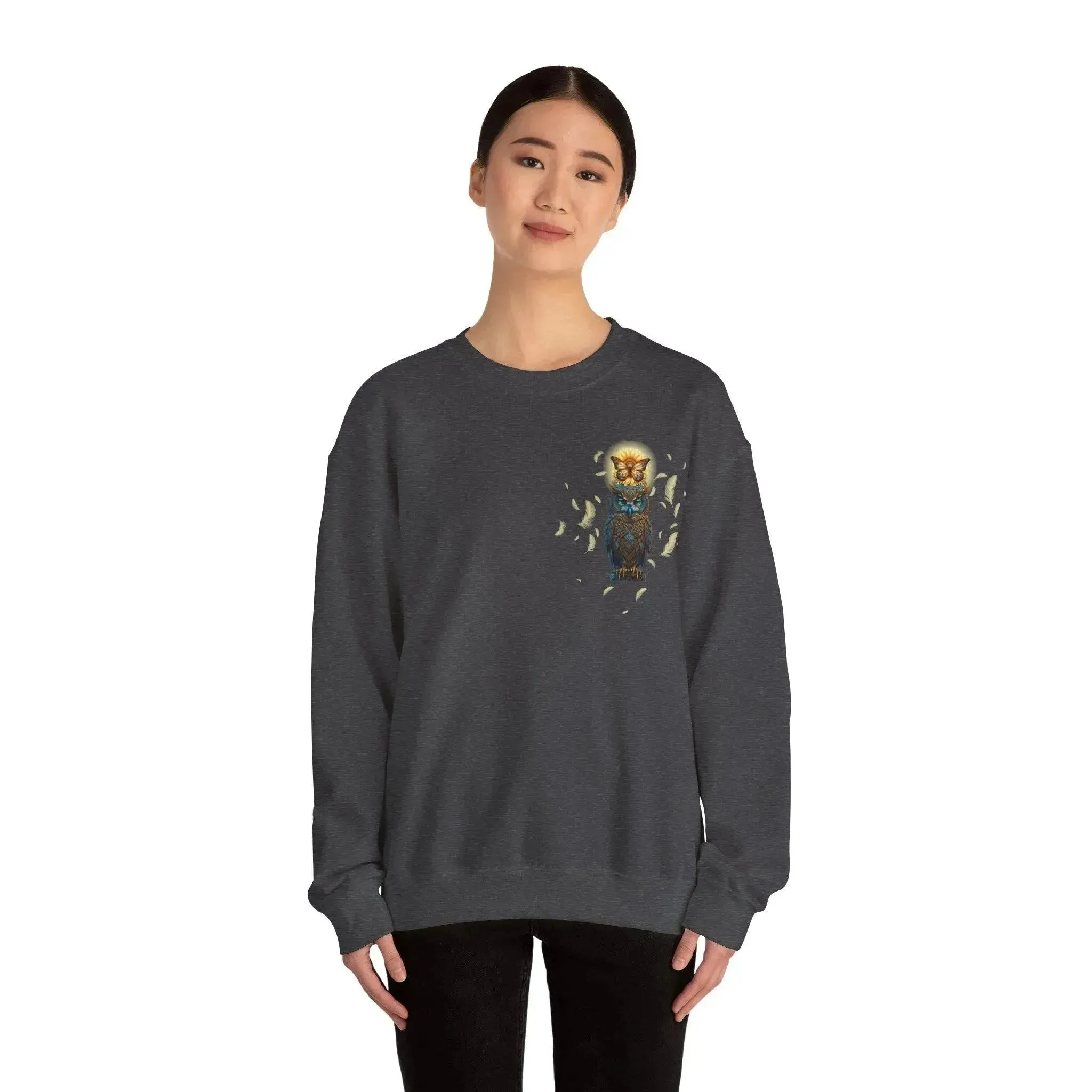 Luxury Owl Butterfly Unisex Sweatshirt