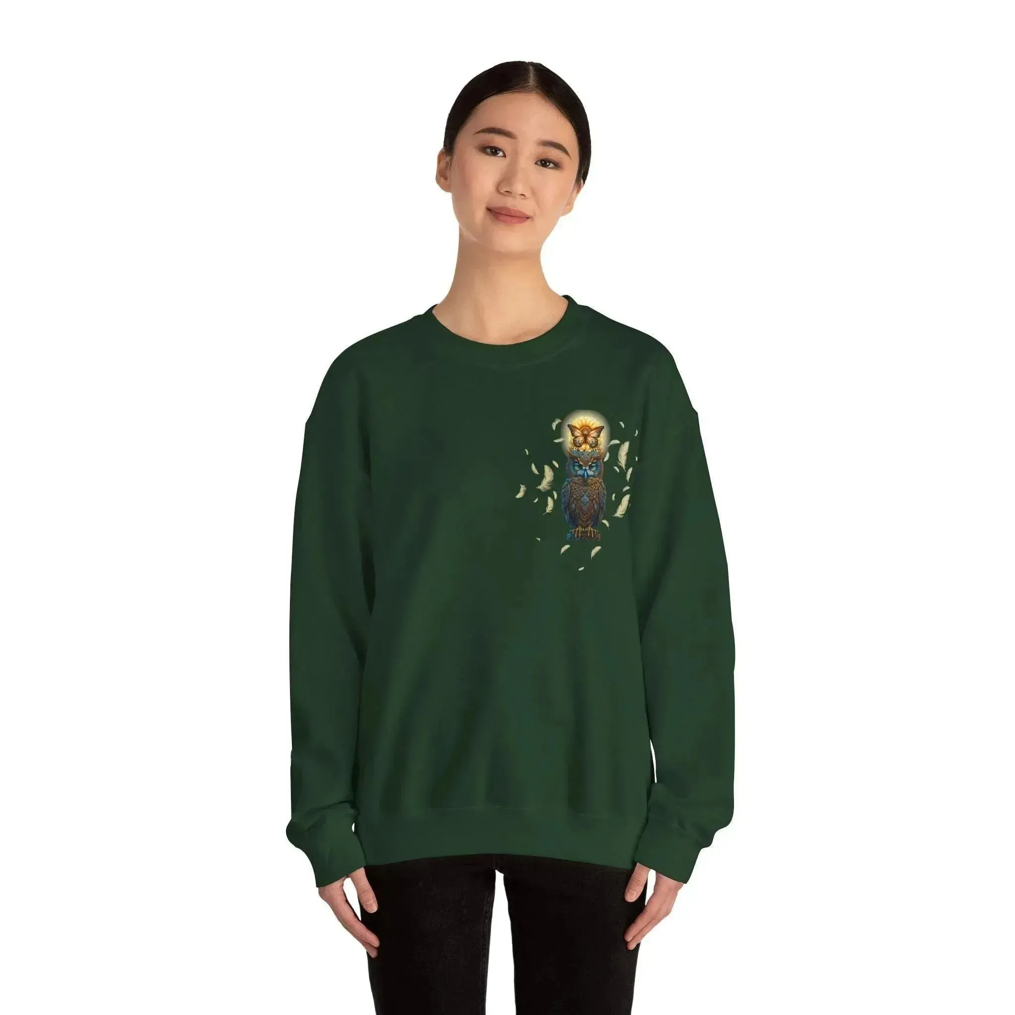 Luxury Owl Butterfly Unisex Sweatshirt