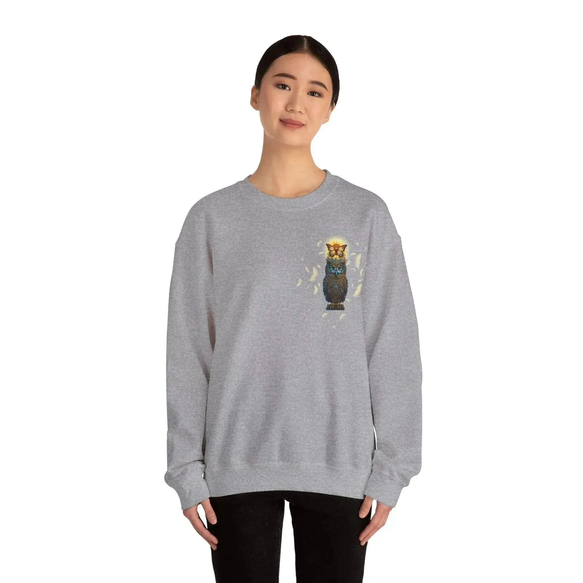 Luxury Owl Butterfly Unisex Sweatshirt