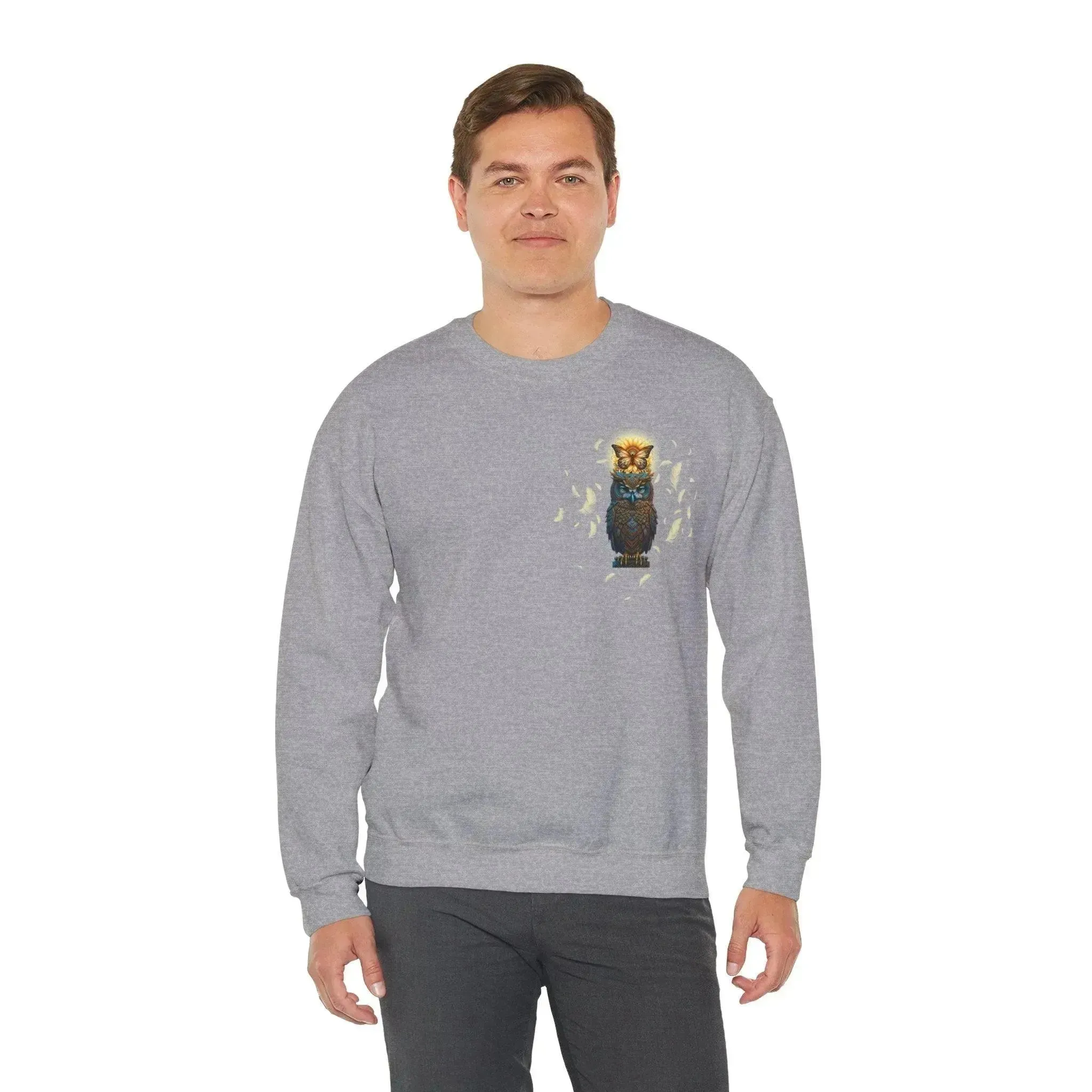 Luxury Owl Butterfly Unisex Sweatshirt