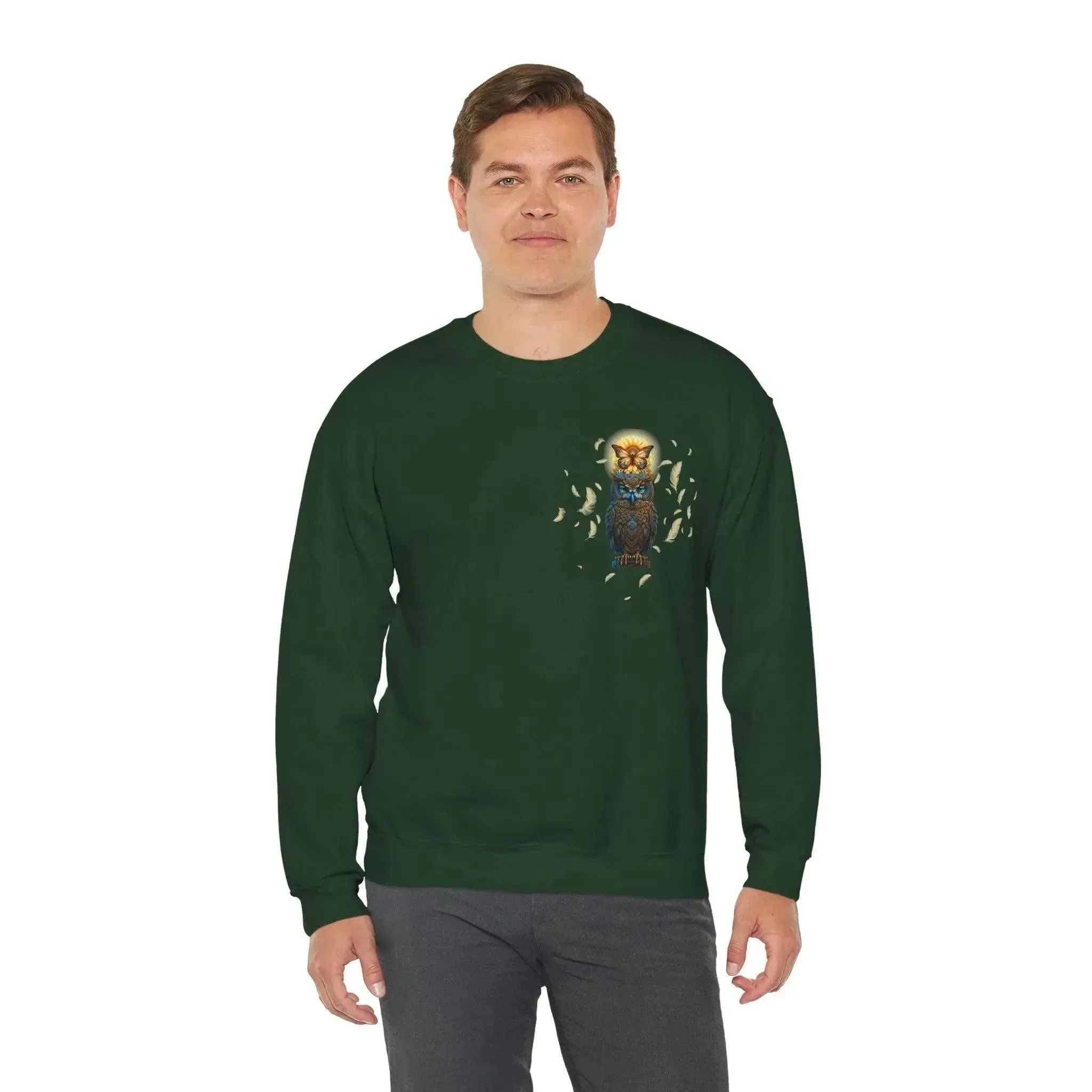 Luxury Owl Butterfly Unisex Sweatshirt