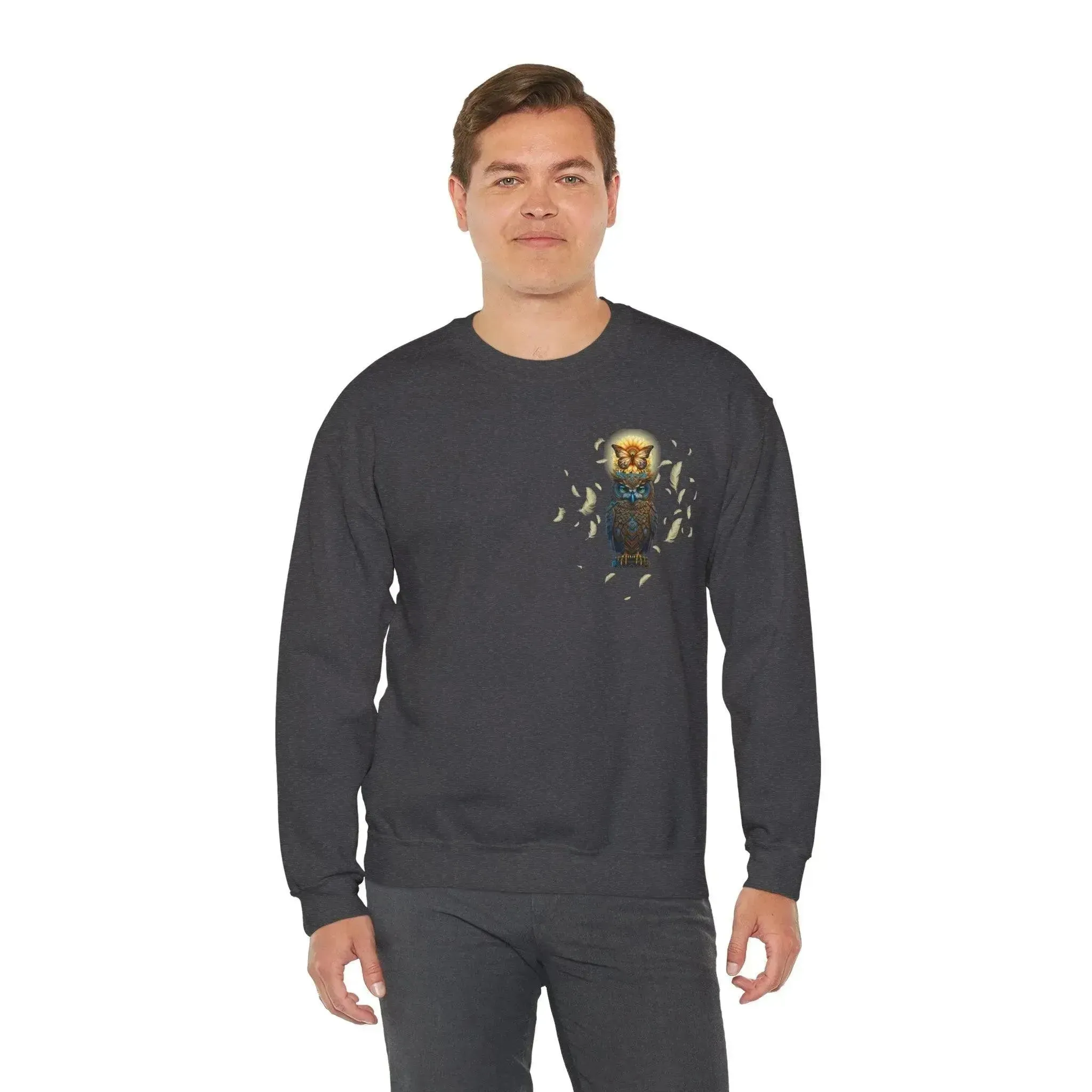 Luxury Owl Butterfly Unisex Sweatshirt