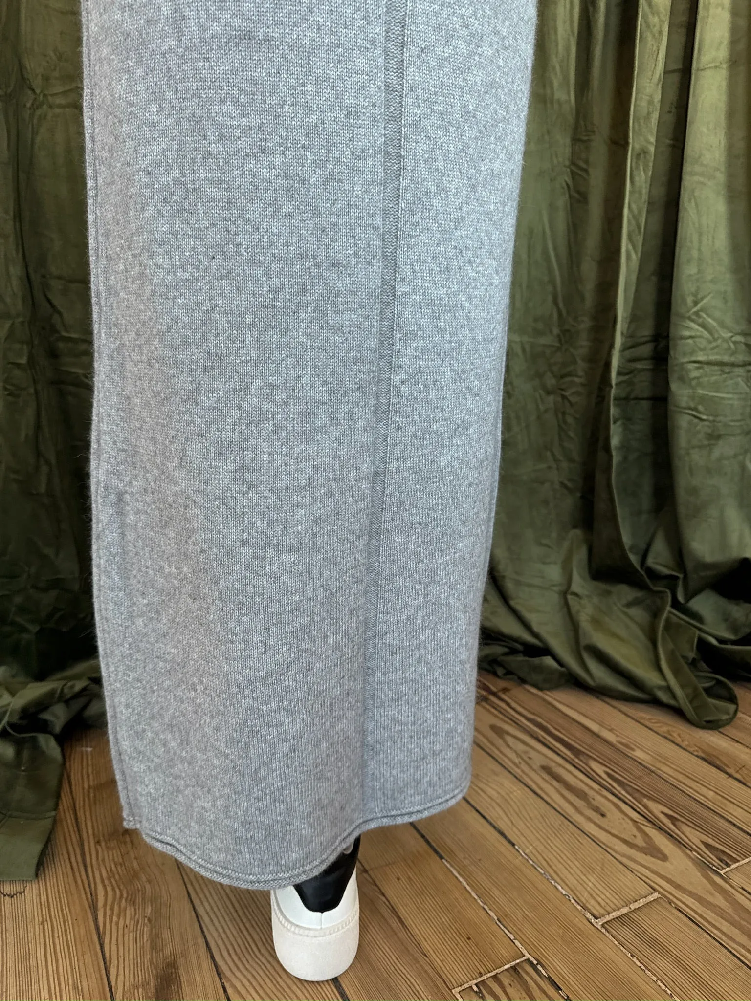 Maeva Sweater Maxi - Heather Grey