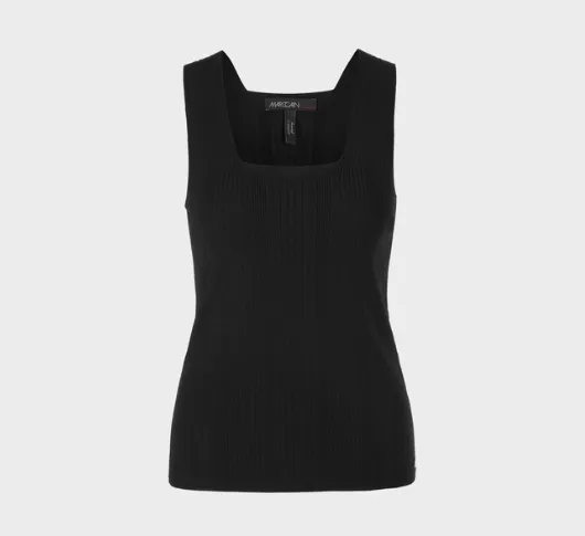 Marc Cain - Animal Intense Top "Knitted in Germany" in Black