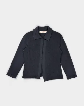 Marni Wool Knit Black Cardigan 2000's