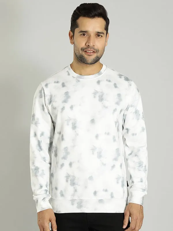 Men Printed Crew Neck Sweatshirt