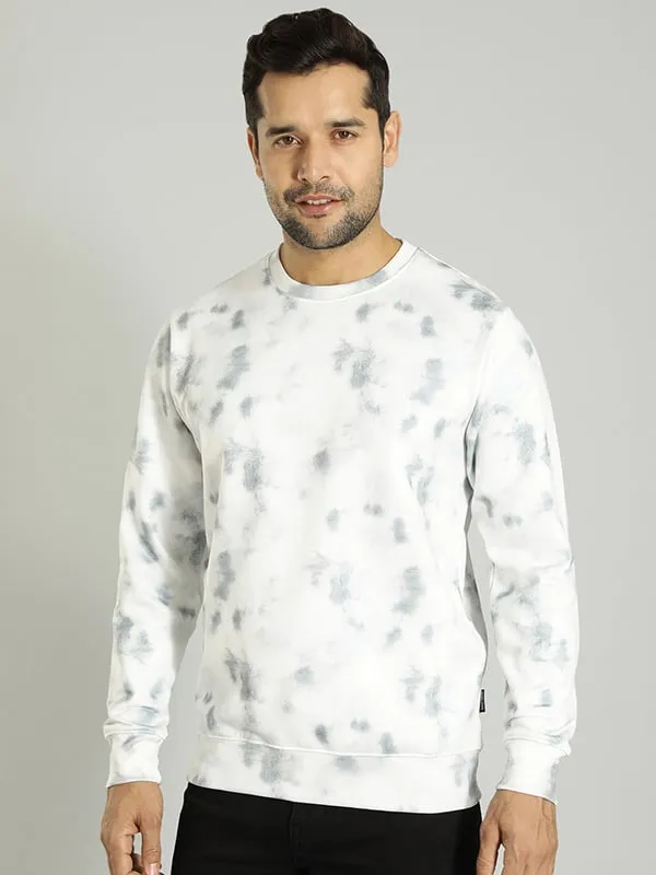 Men Printed Crew Neck Sweatshirt