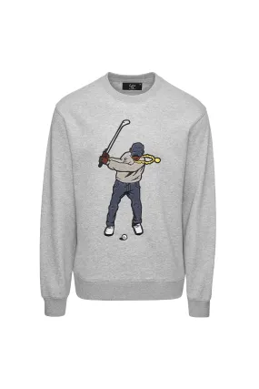 Men's Core Fleece Crew Swingman Heather Grey