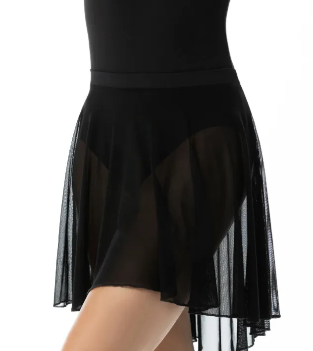 Midi Hi-Lo Mesh Skirt 1016A