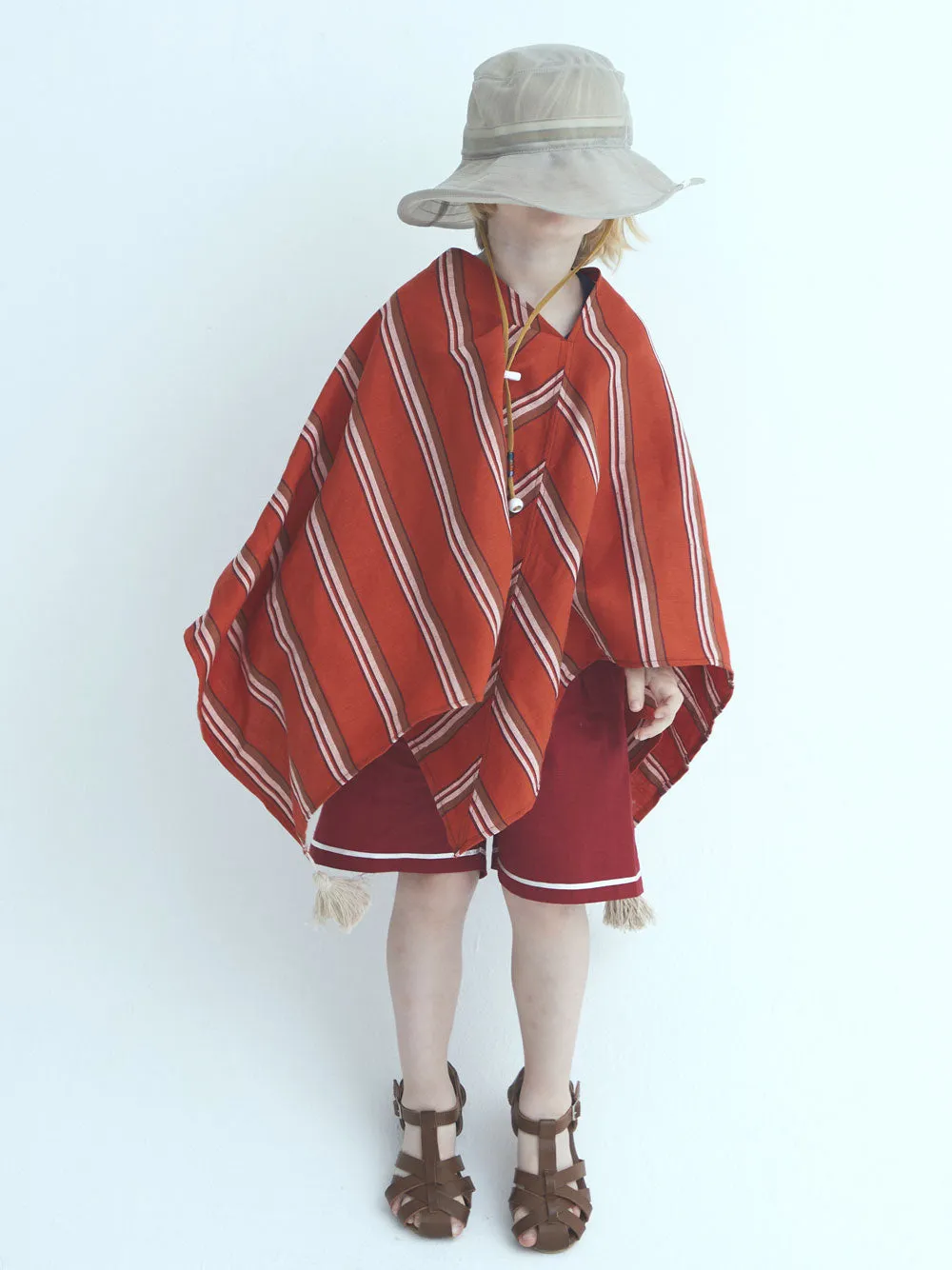 Multi Stripes Poncho