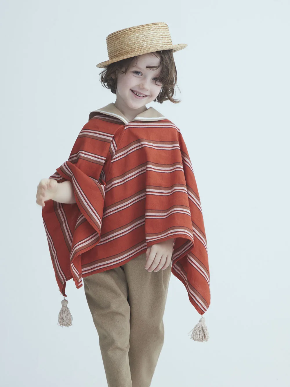 Multi Stripes Poncho