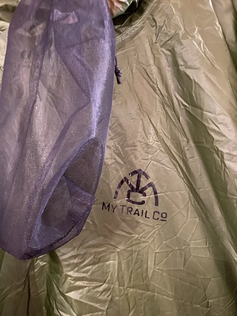 My Trail Ultralite Packable Poncho/Tarp, Green