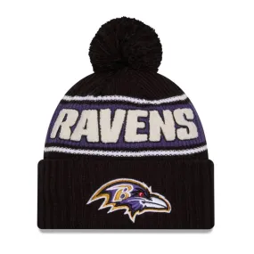 New Era Baltimore Ravens Cold Weather Sport Pom Knit