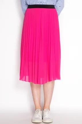 Pleated Midi Skirt