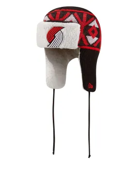 Portland Trail Blazers New Era Trapper Knit Hat