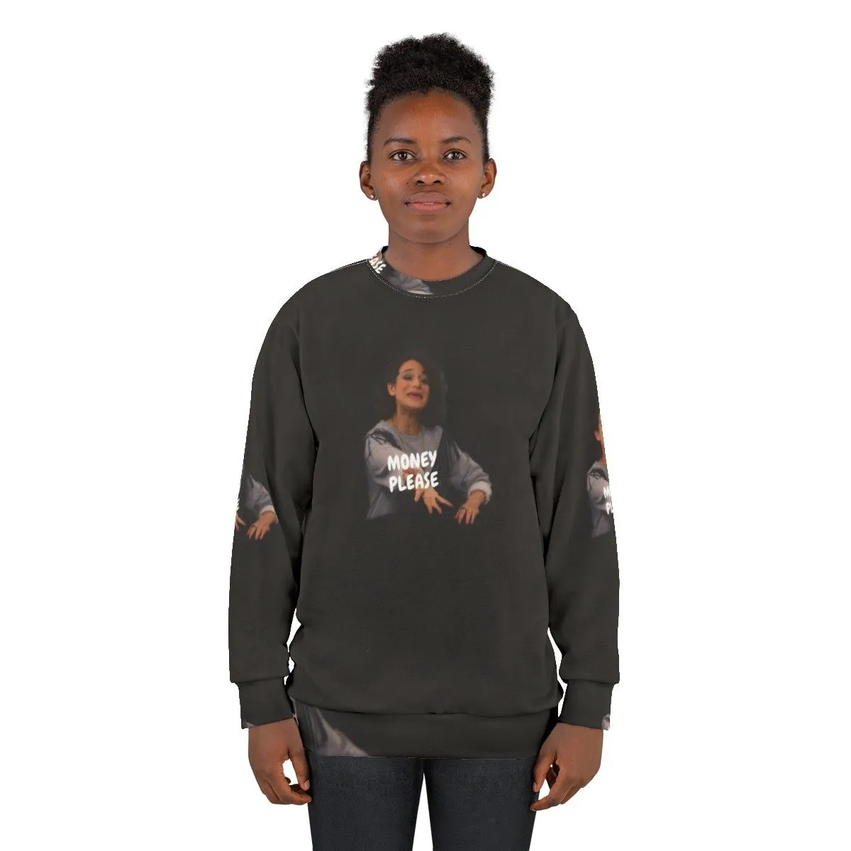 "Money Please" Funny Parks and Rec Sweatshirt