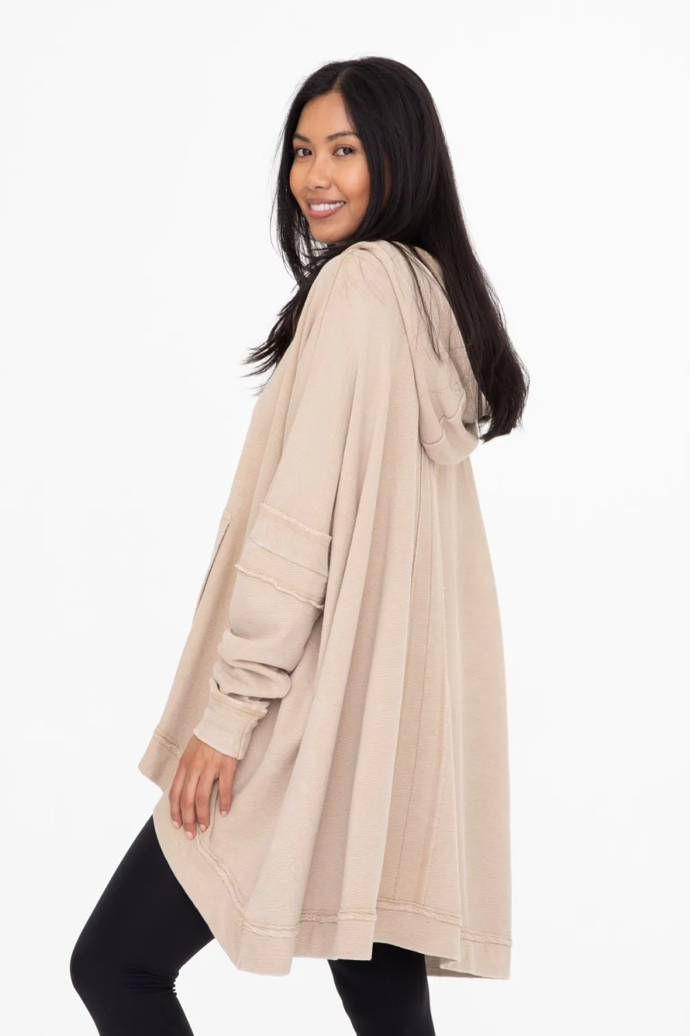 Raven Hooded Poncho