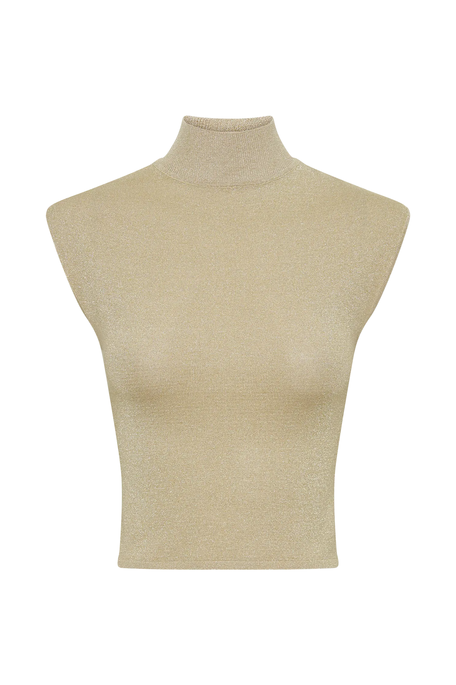 Reynalda Sleeveless Knit Top - Gold