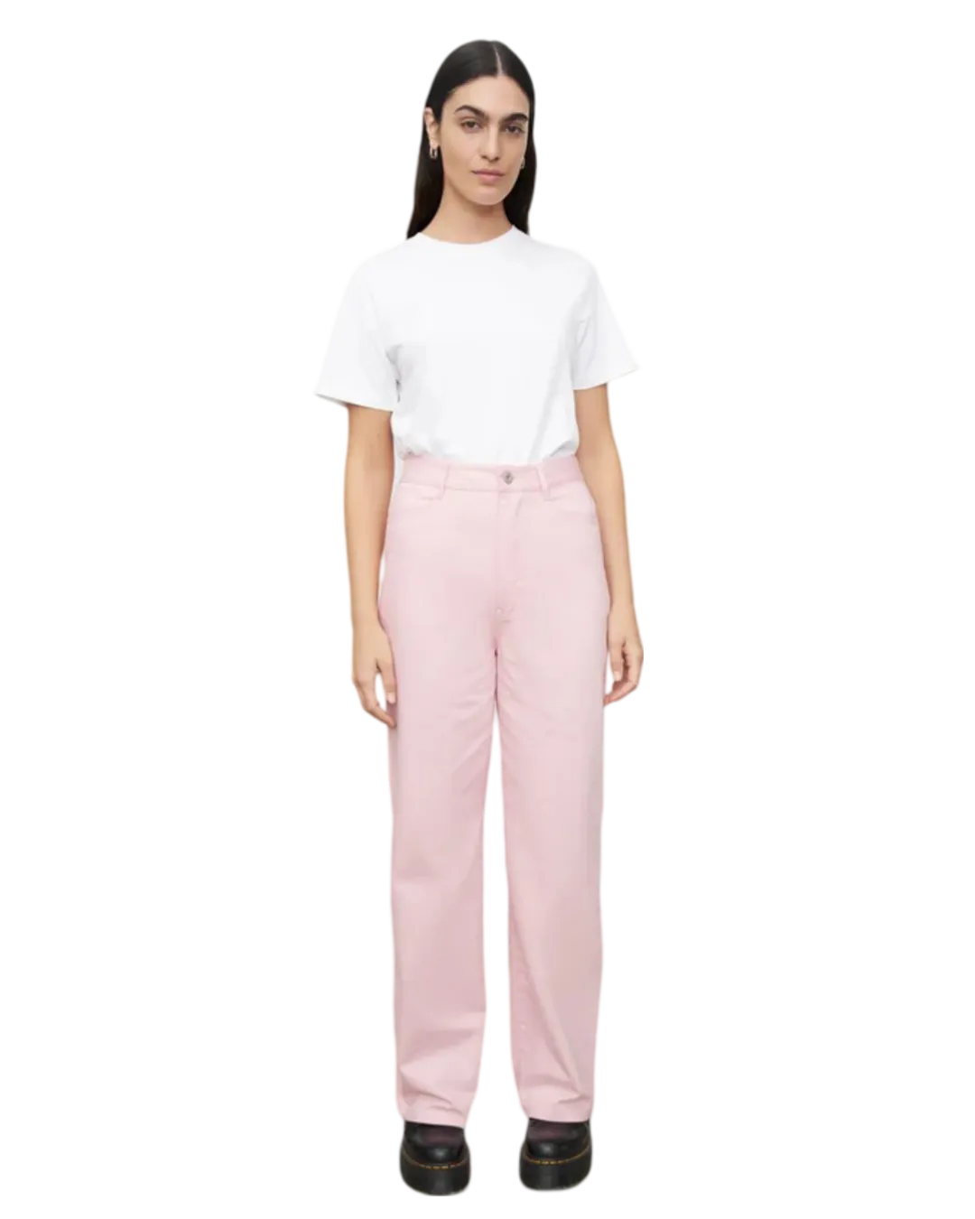 Size S - Kowtow Light Pink Straight Leg Jeans