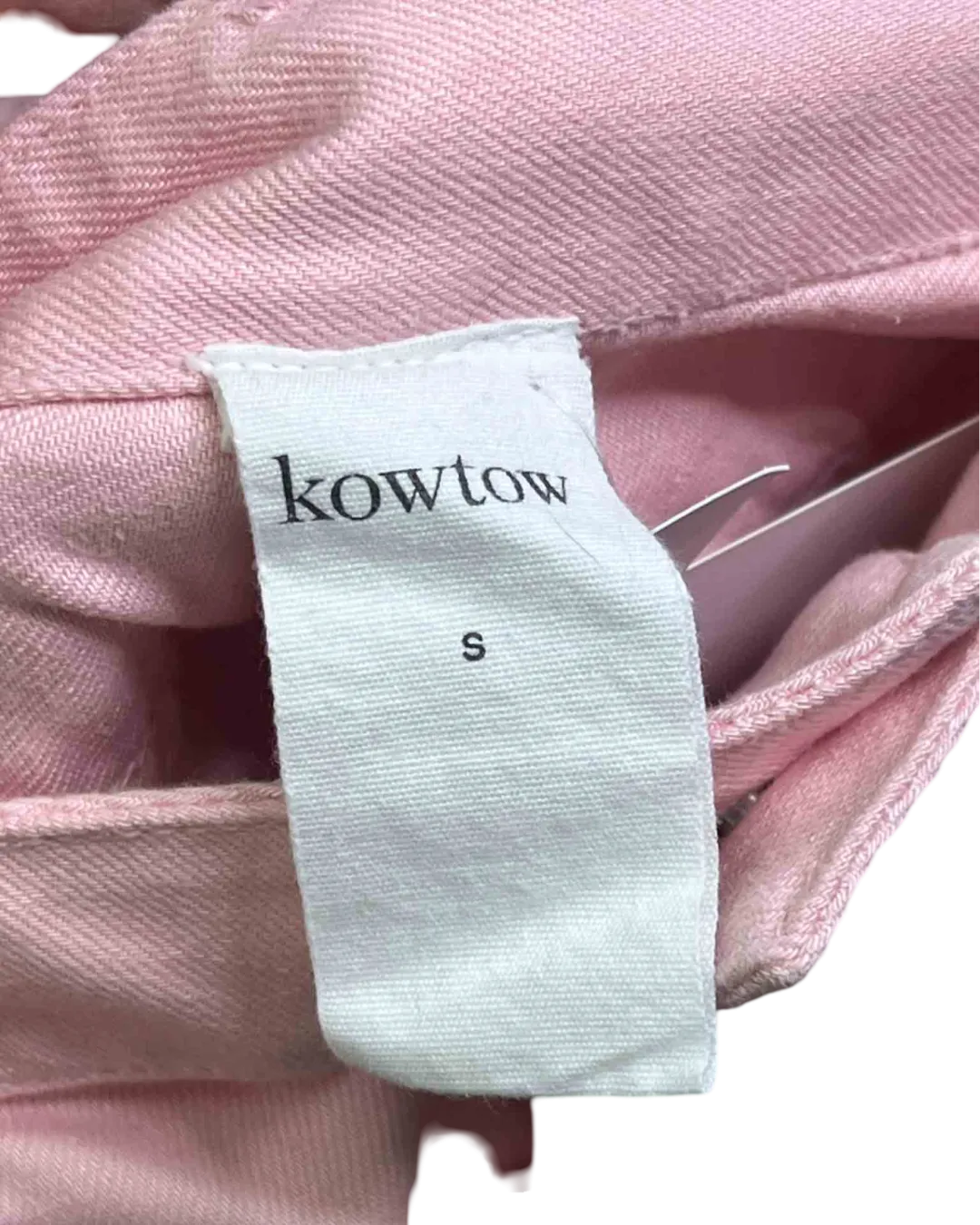 Size S - Kowtow Light Pink Straight Leg Jeans