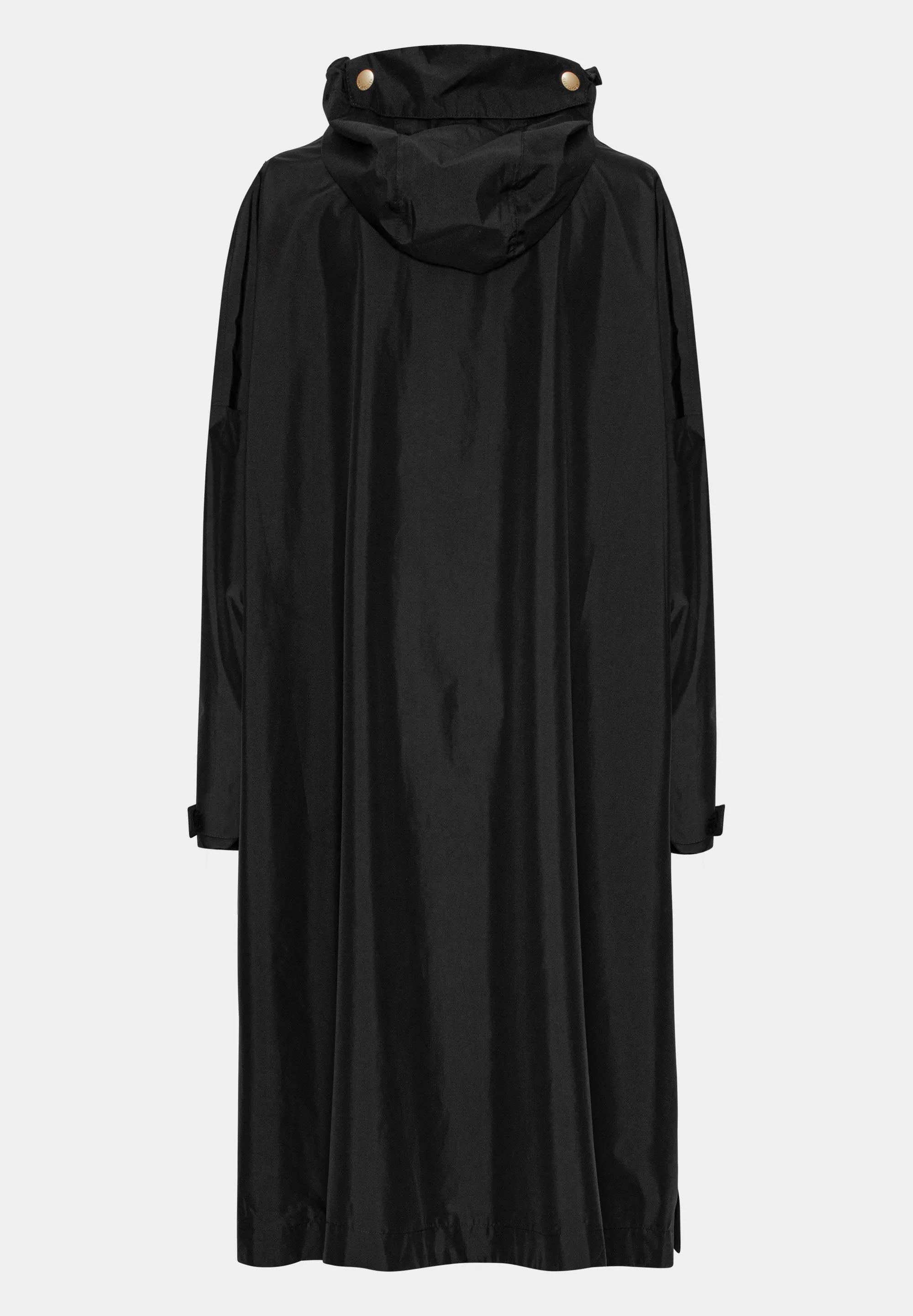 Sleeved Rain Poncho Black