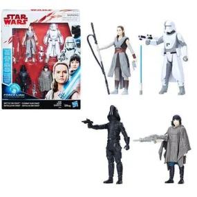 Star Wars: The Last Jedi Battle on Crait 3 3/4-Inch Action Figure Set