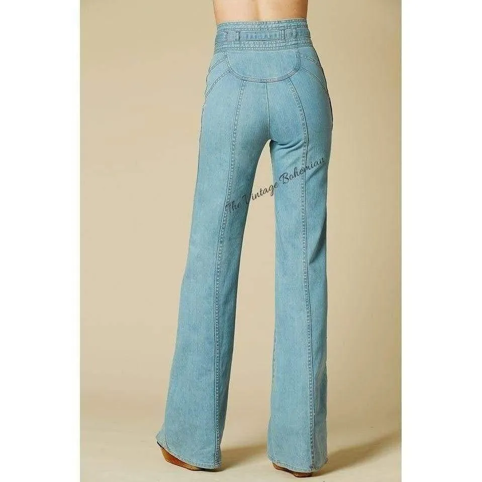 Stoned Immaculate Waiting For The Sun Bells in Topanga Flare Jeans