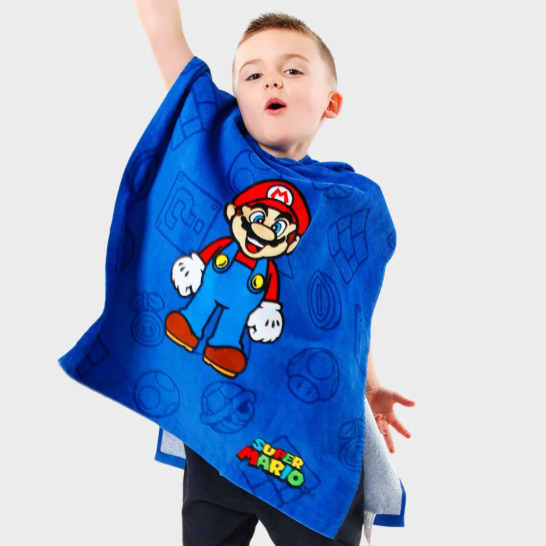 Super Mario Towel Poncho