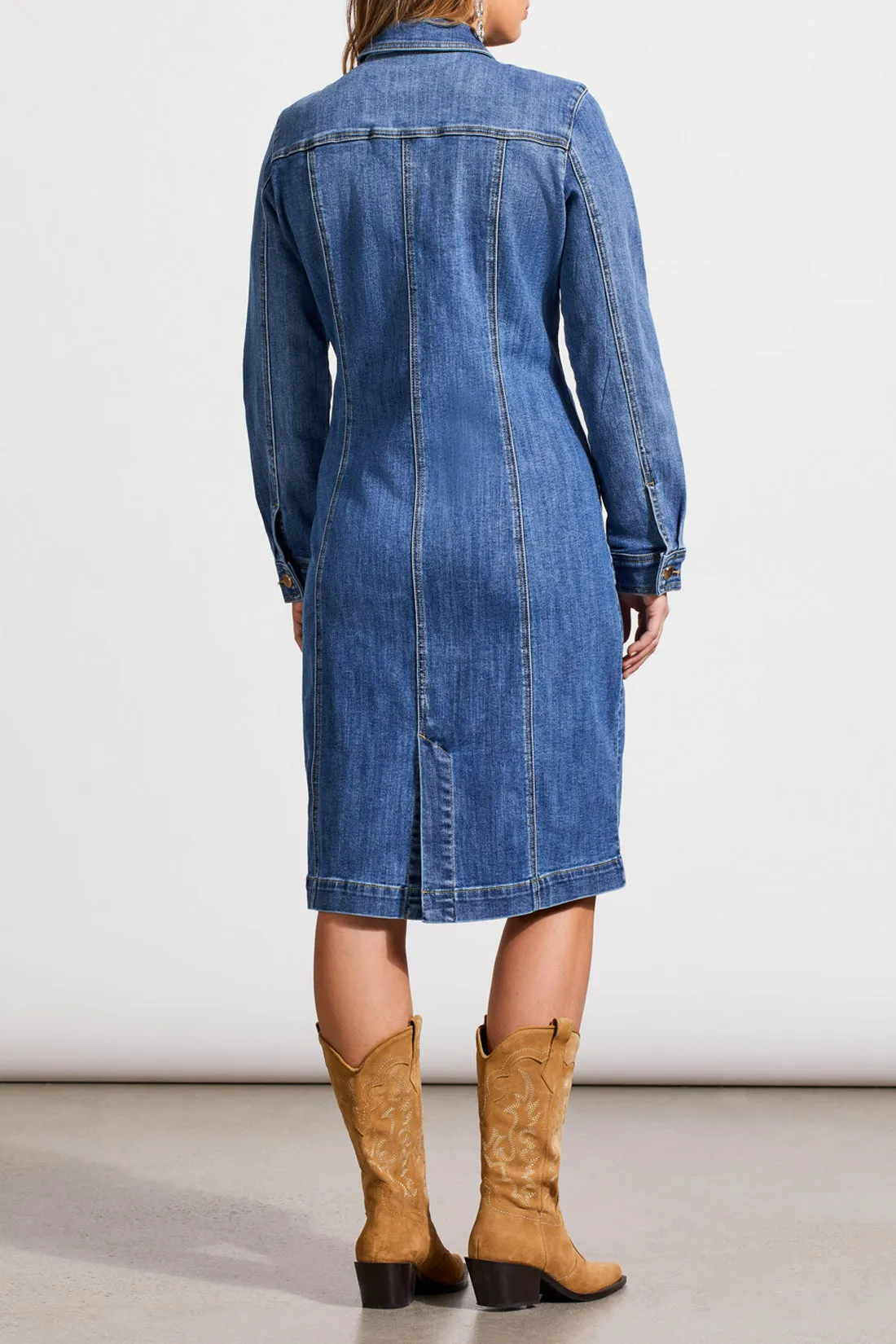 Super Stretch Denim Hourglass Dress