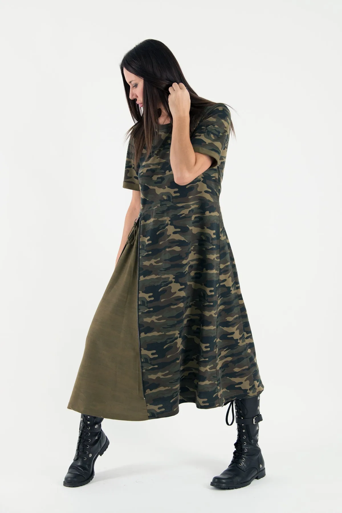 TEDDY Autumn Camouflage Dress