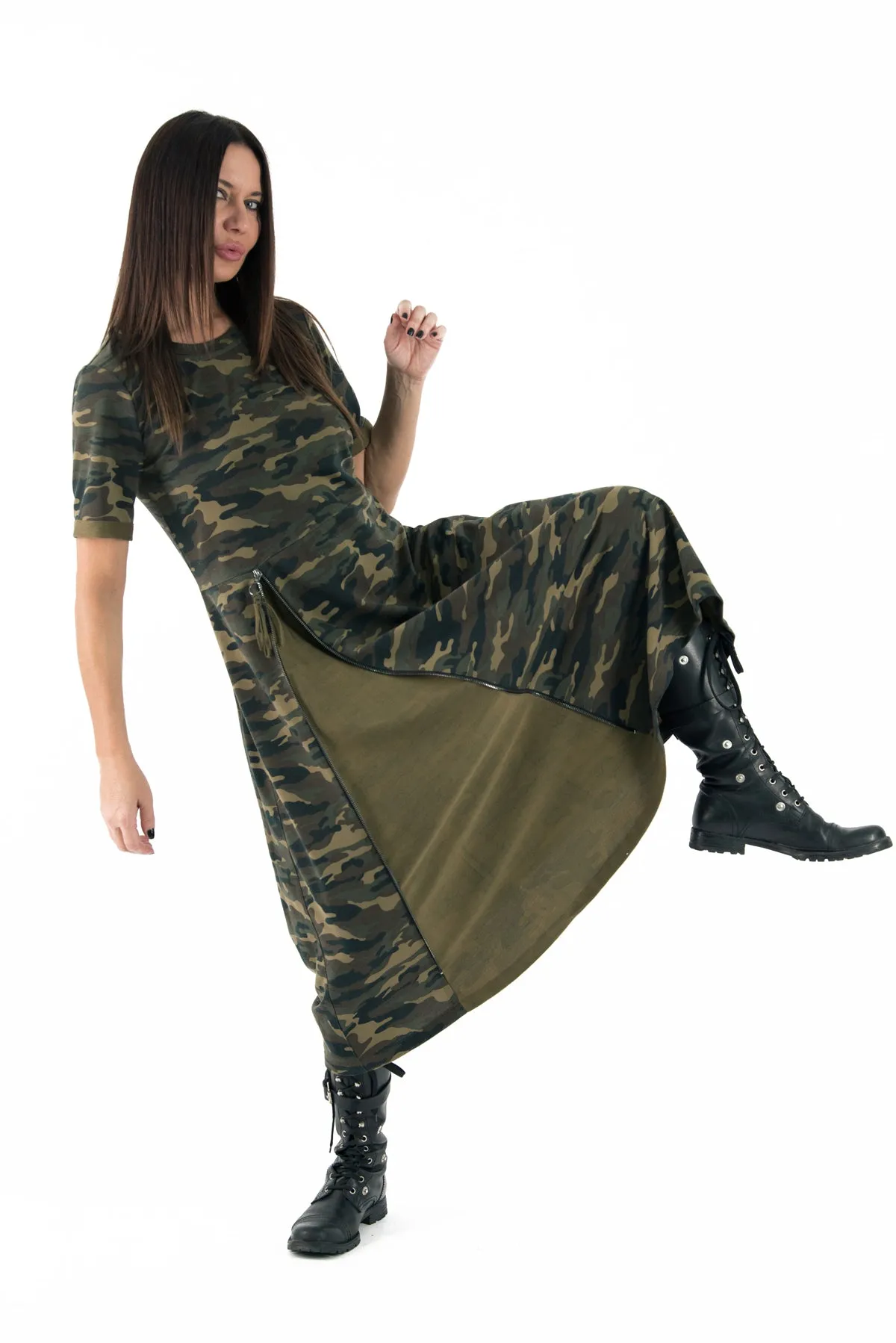 TEDDY Autumn Camouflage Dress