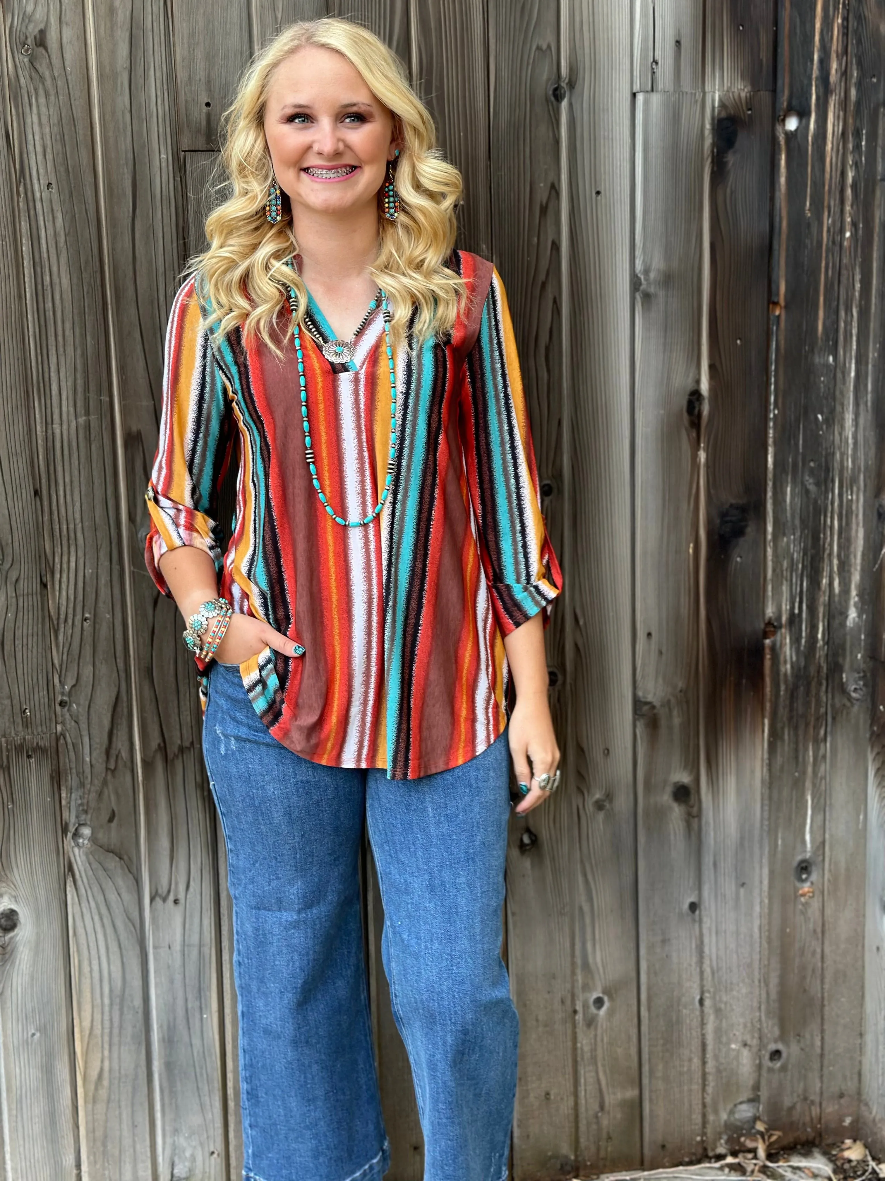 The San Antonio Fall Lizzie Top