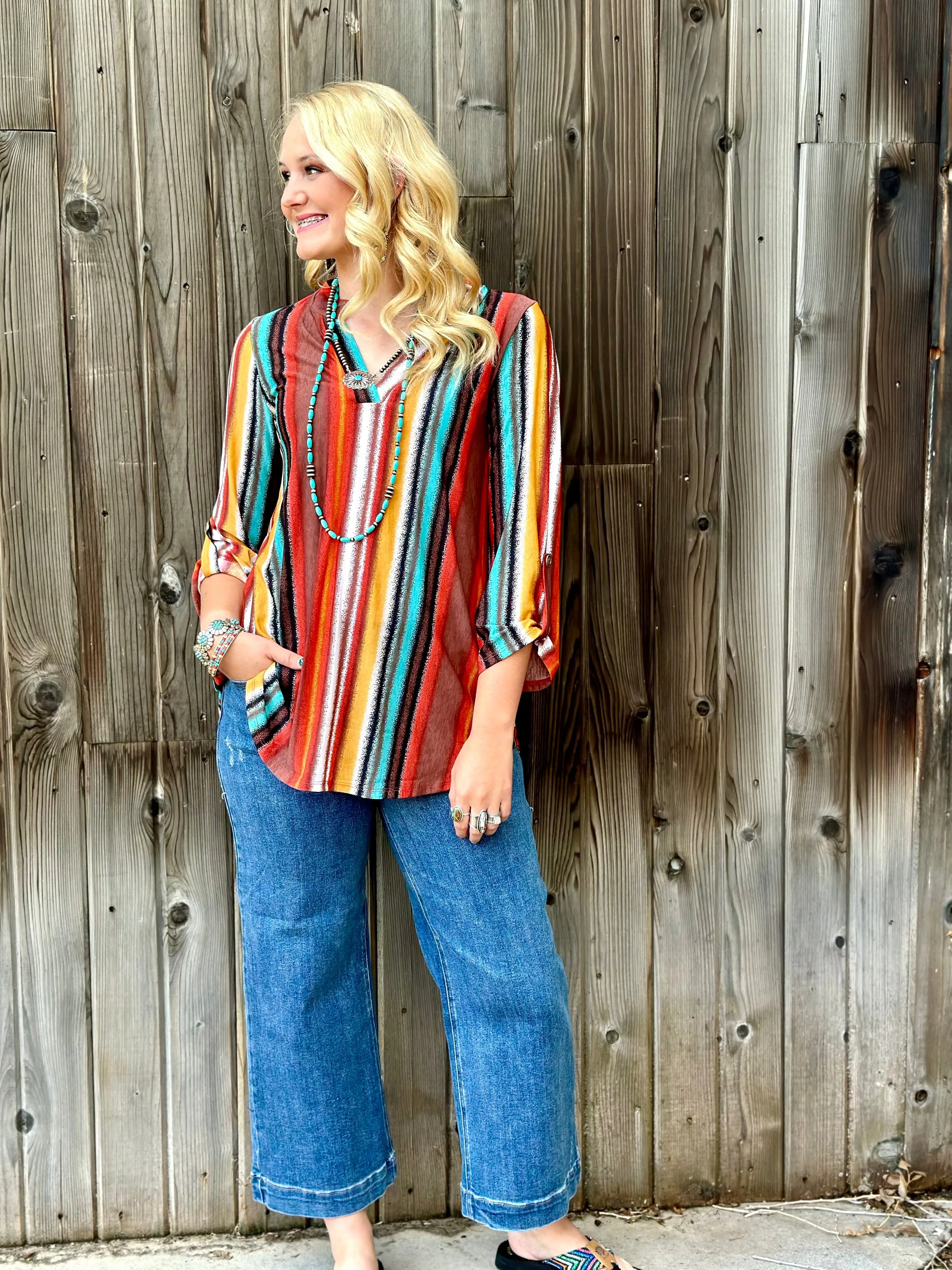 The San Antonio Fall Lizzie Top