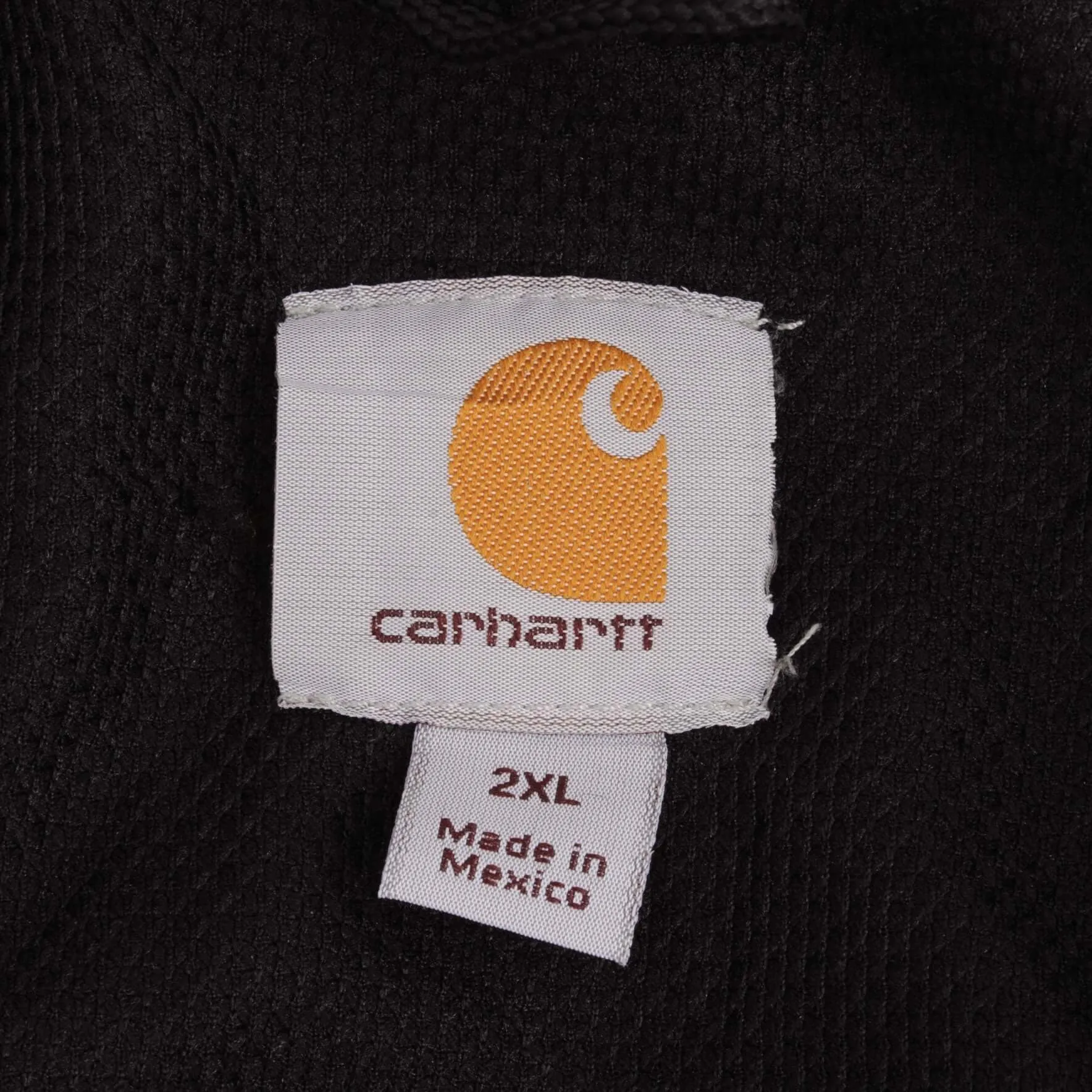 VINTAGE CARHARTT HEAVYWEIGHT FULL ZIP BROWN HOODIE SWEATSHIRT SIZE 2XL