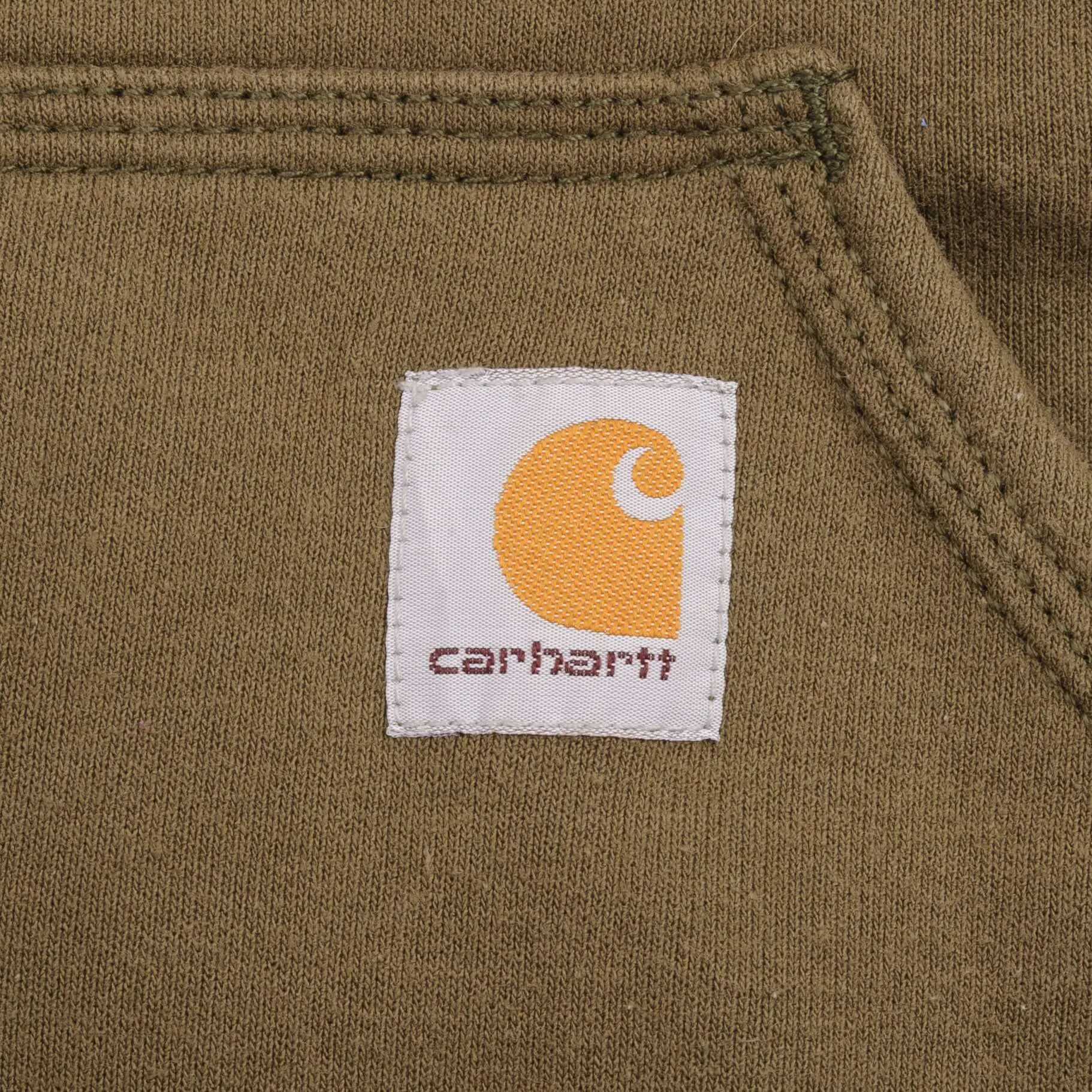 VINTAGE CARHARTT HEAVYWEIGHT FULL ZIP BROWN HOODIE SWEATSHIRT SIZE 2XL