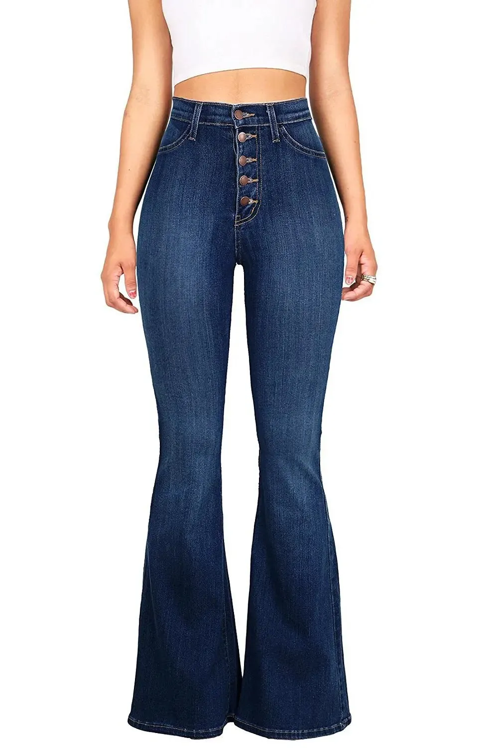 Vintage High Waist Wide Leg Denim