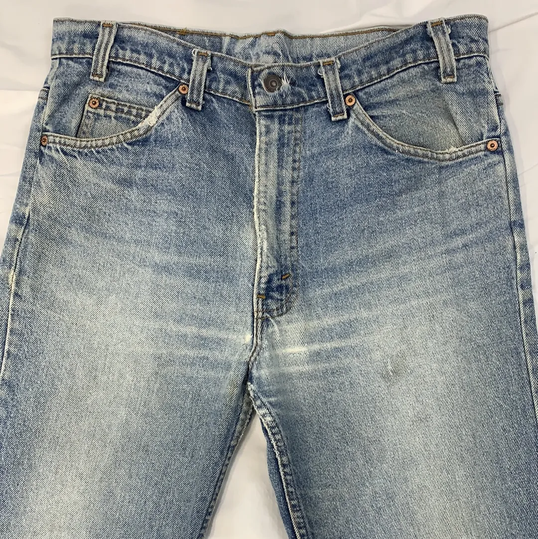 Vintage Levi’s 517 Orange Tab Blue Jeans - W34