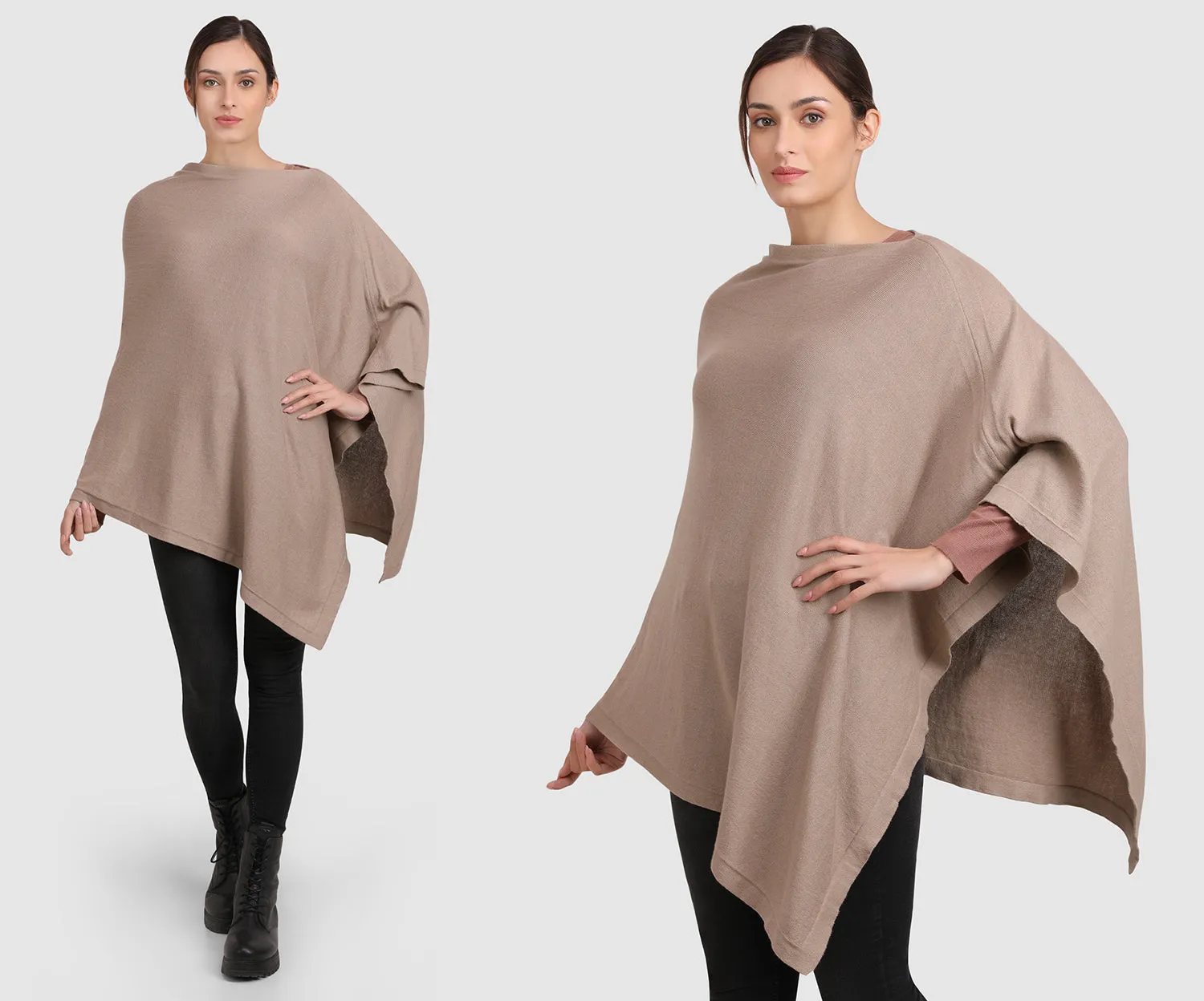 Viverano Classic Women's Knit Poncho Wrap (Organic Cotton) - 13 Colors