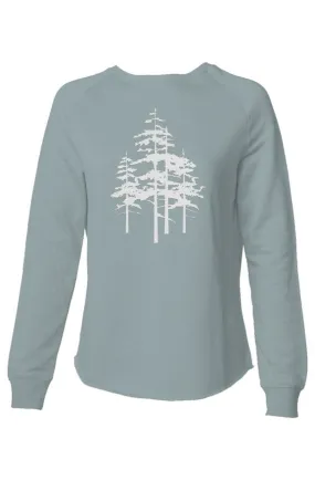 Womens Lightweight Sweatshirt Tree Design