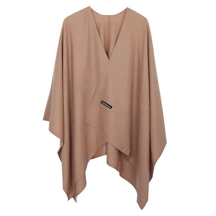 Women's Winter Cashmere Poncho