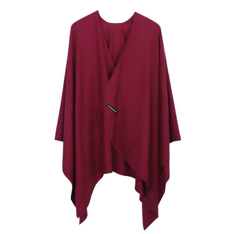 Women's Winter Cashmere Poncho